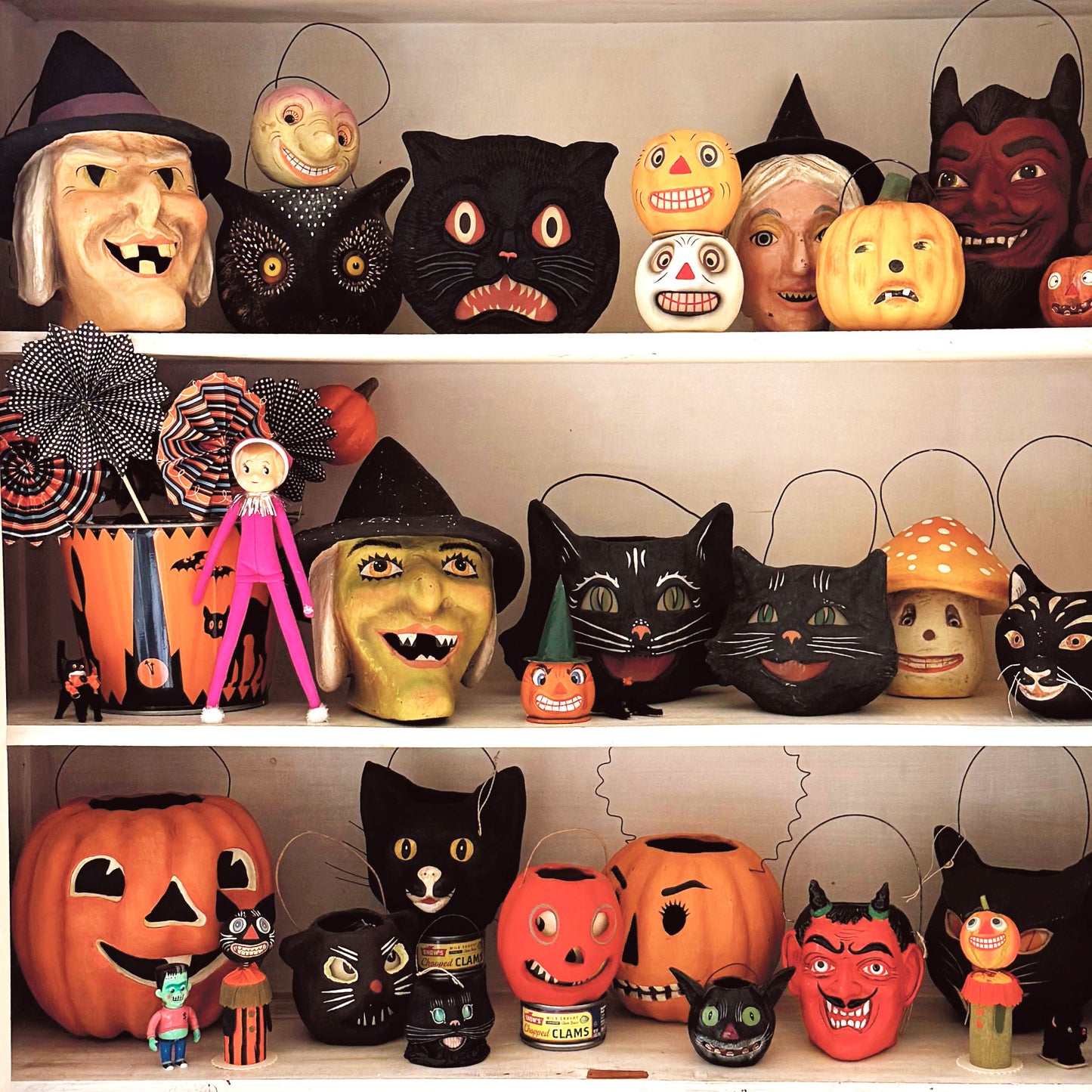 Pumpkin Face Candy Bucket