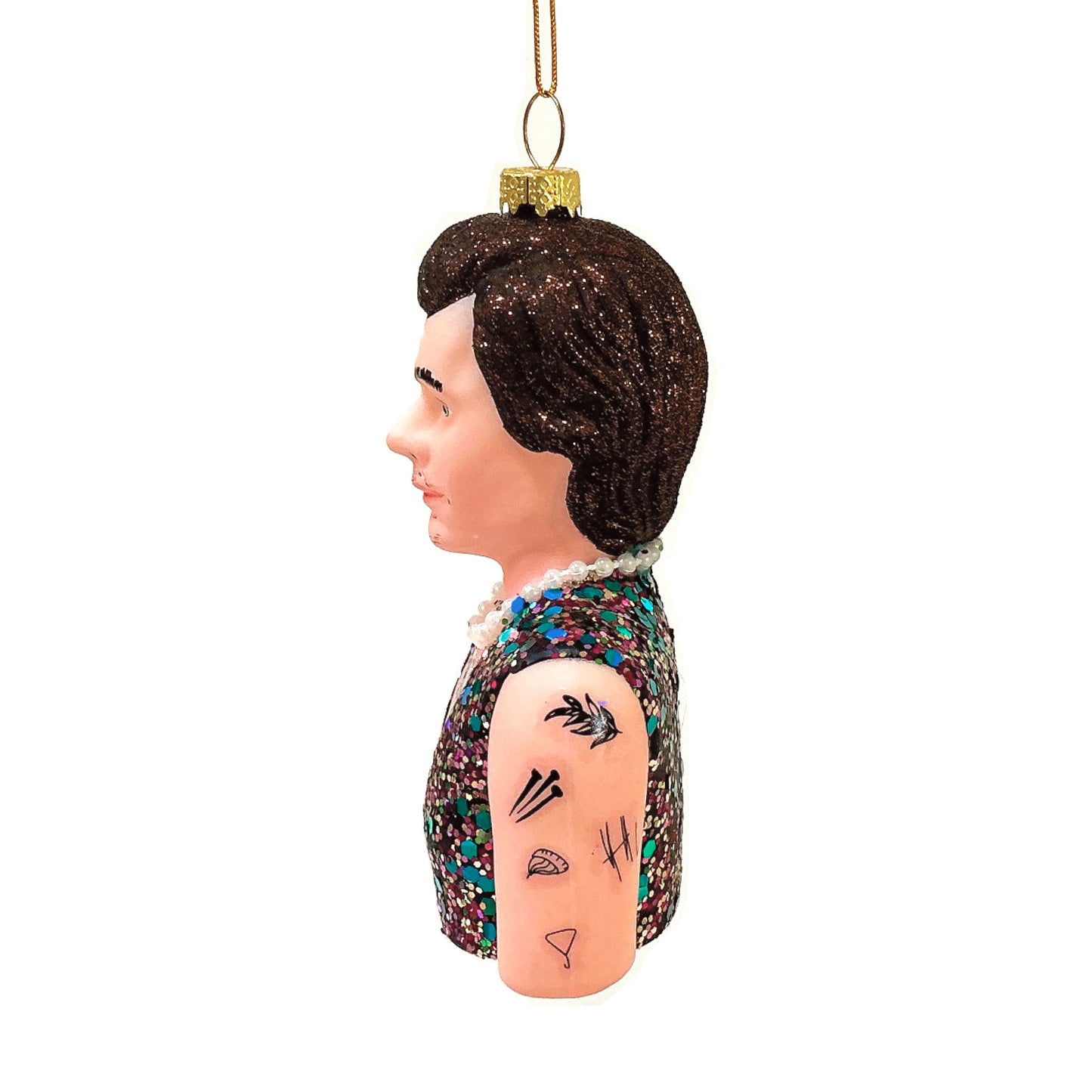 Harry Styles Glass Ornament by Cody Foster