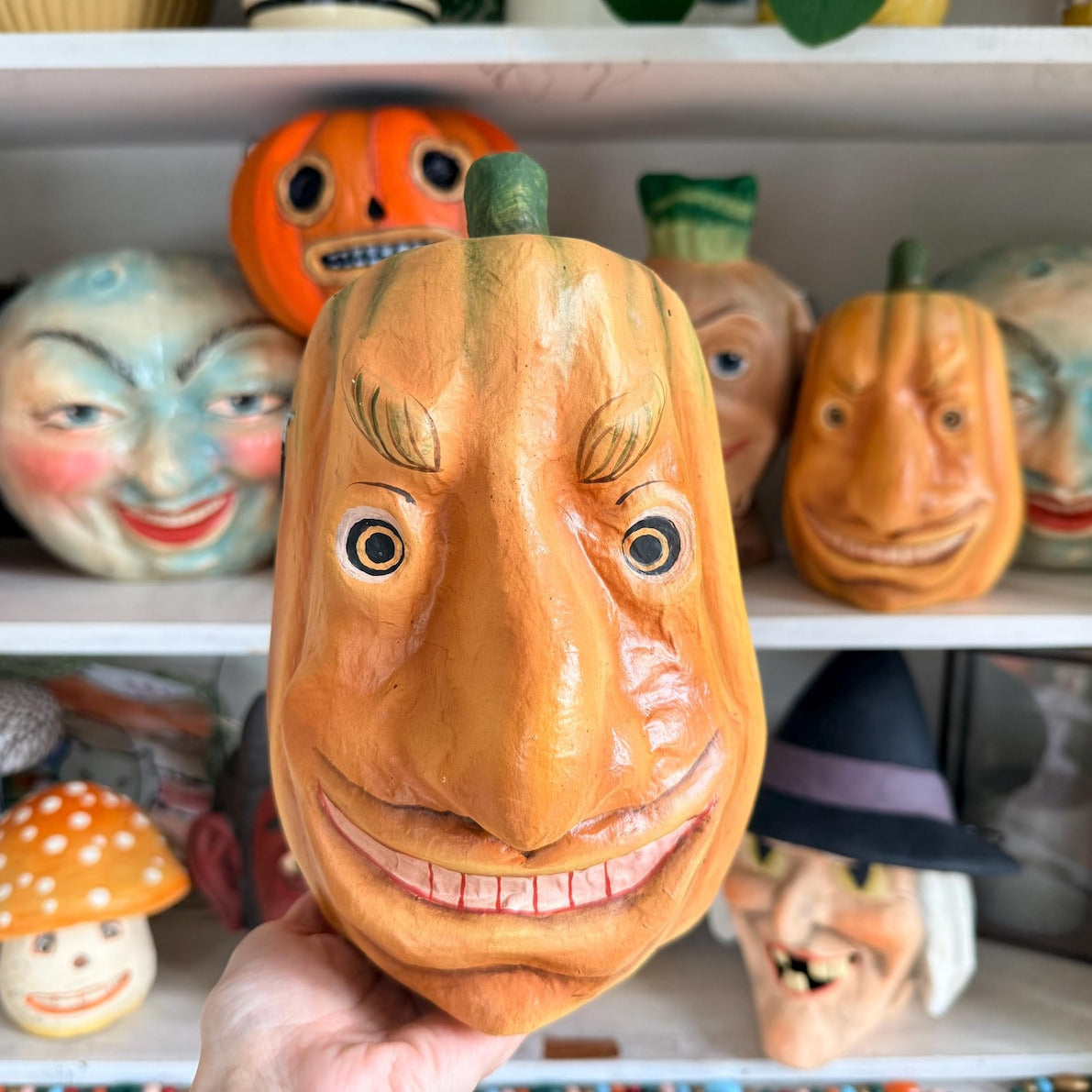 Ghastly Gourd Container Halloween Bucket