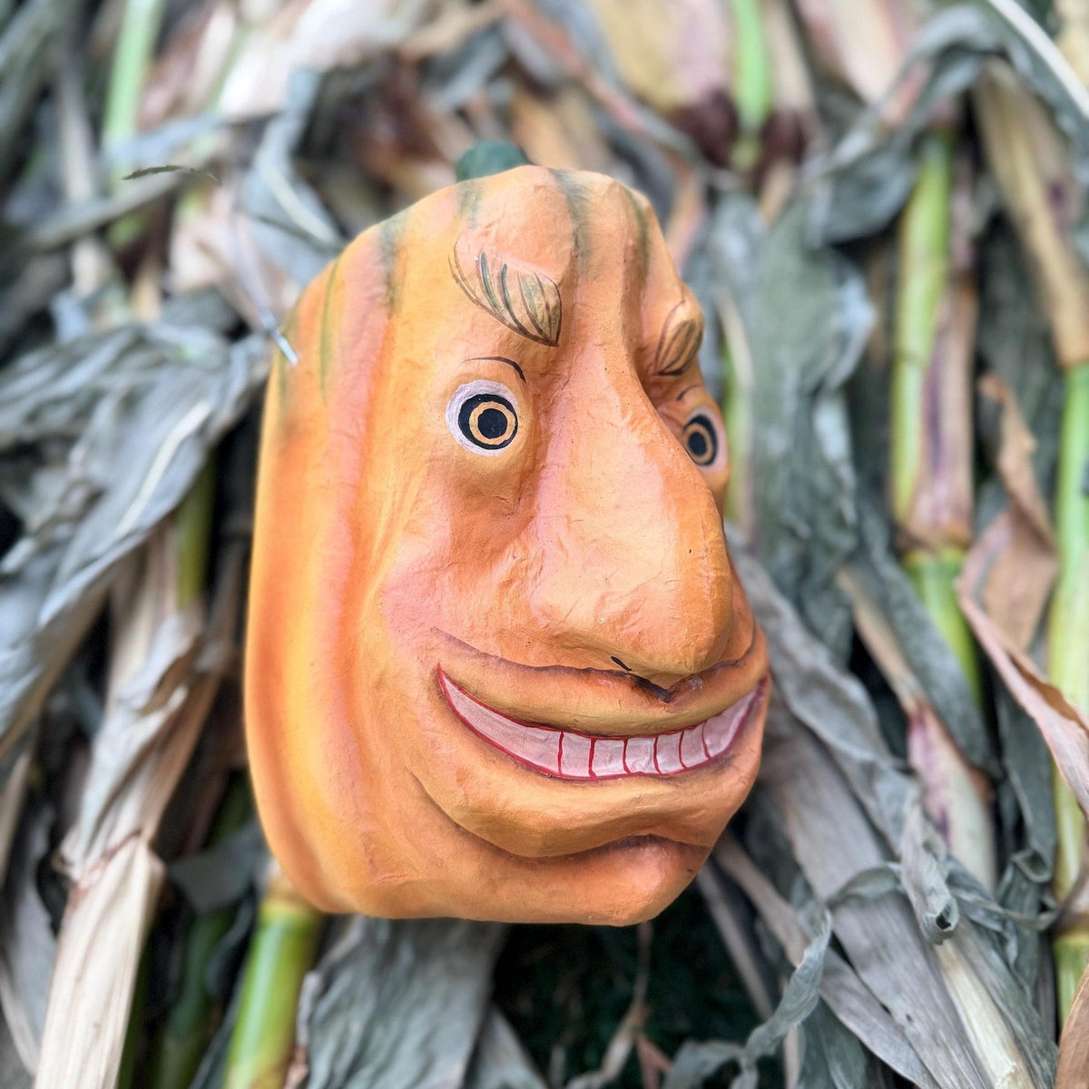 Ghastly Gourd Container Halloween Bucket