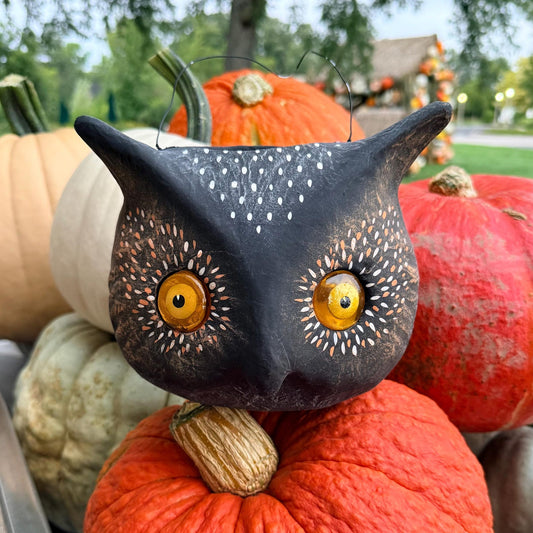 Owl Candy Bucket Halloween Decor