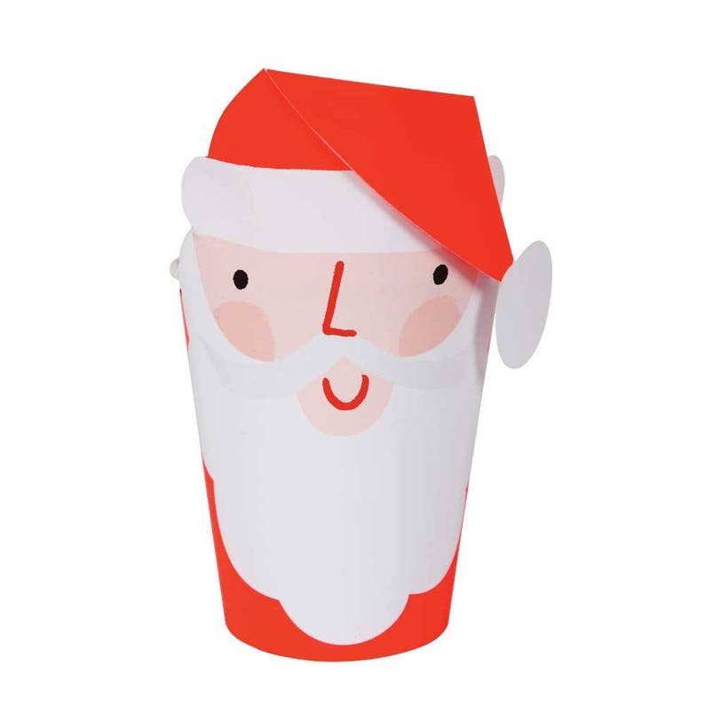 Santa Paper Cups