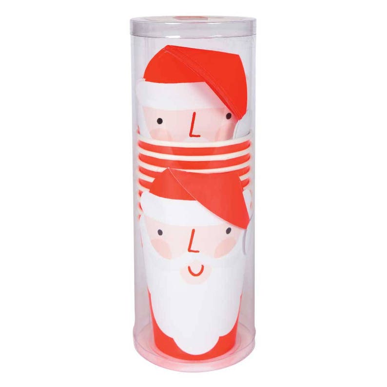 Santa Paper Cups