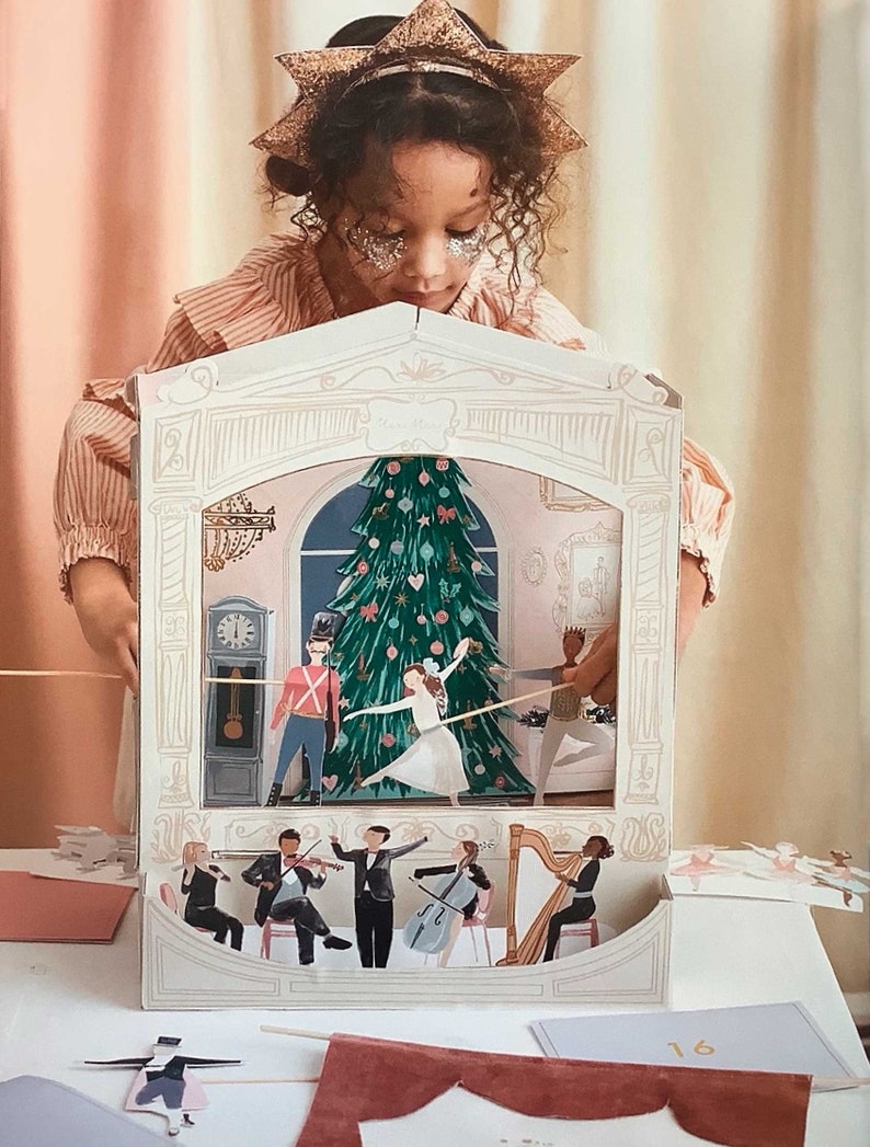 Nutcracker Theater Advent Calendar with Charm Bracelet