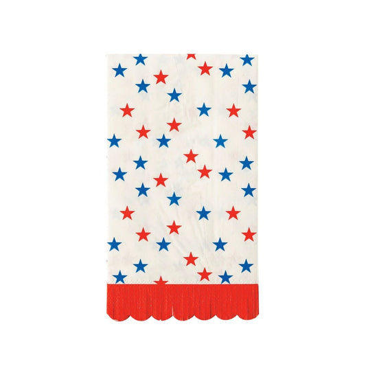 Fringed Stars Americana Napkins
