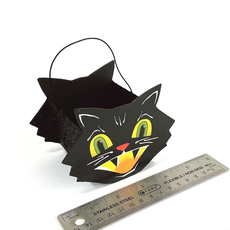 Black Cat Mini Candy Bucket
