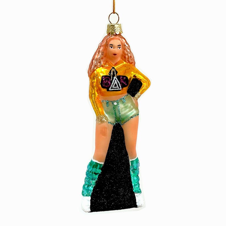Beyonce Queen Bey Glass Ornament