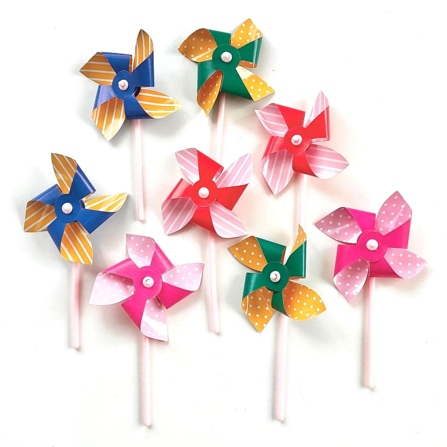 Spinning Pinwheel Cake Toppers