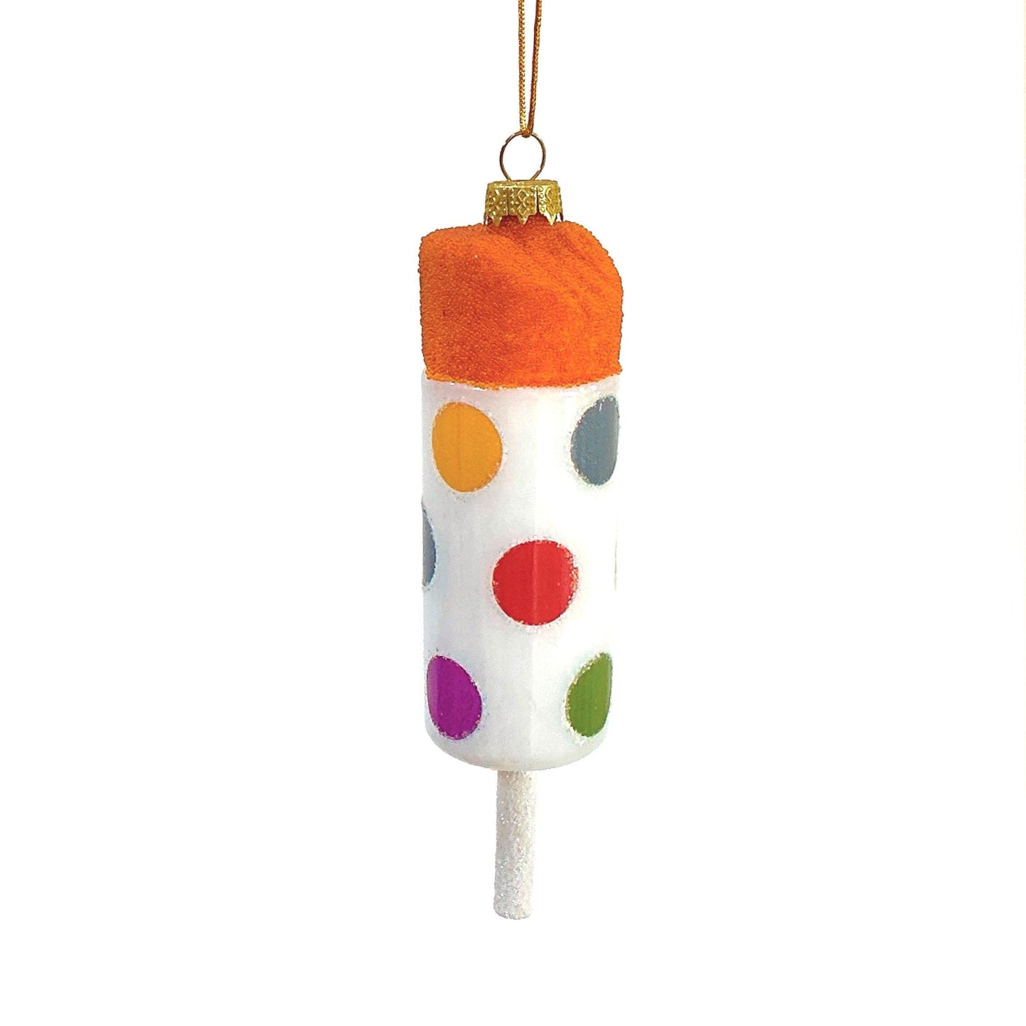 Orange Pushup Ornament
