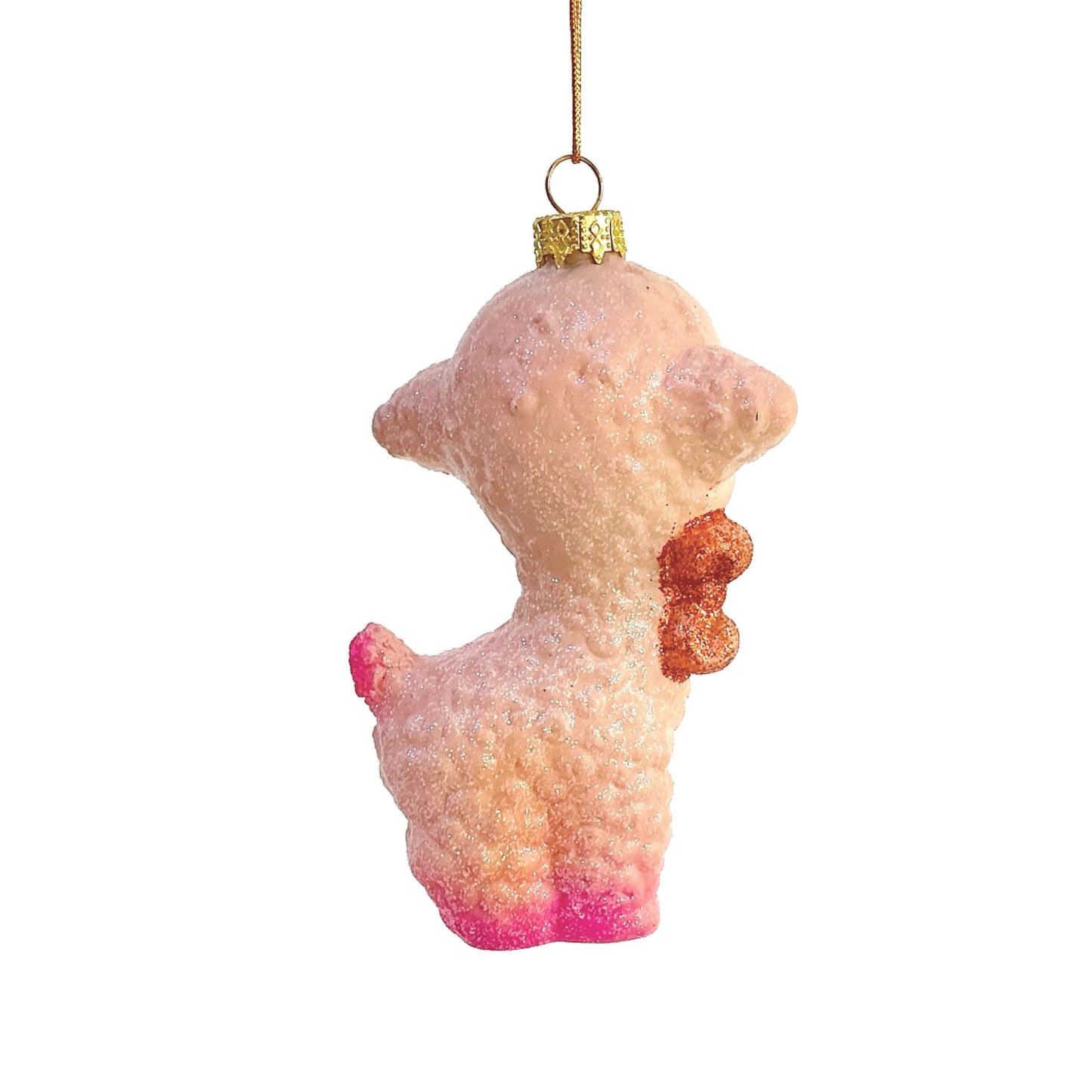 Little Lamb Glass Ornament by Cody Foster