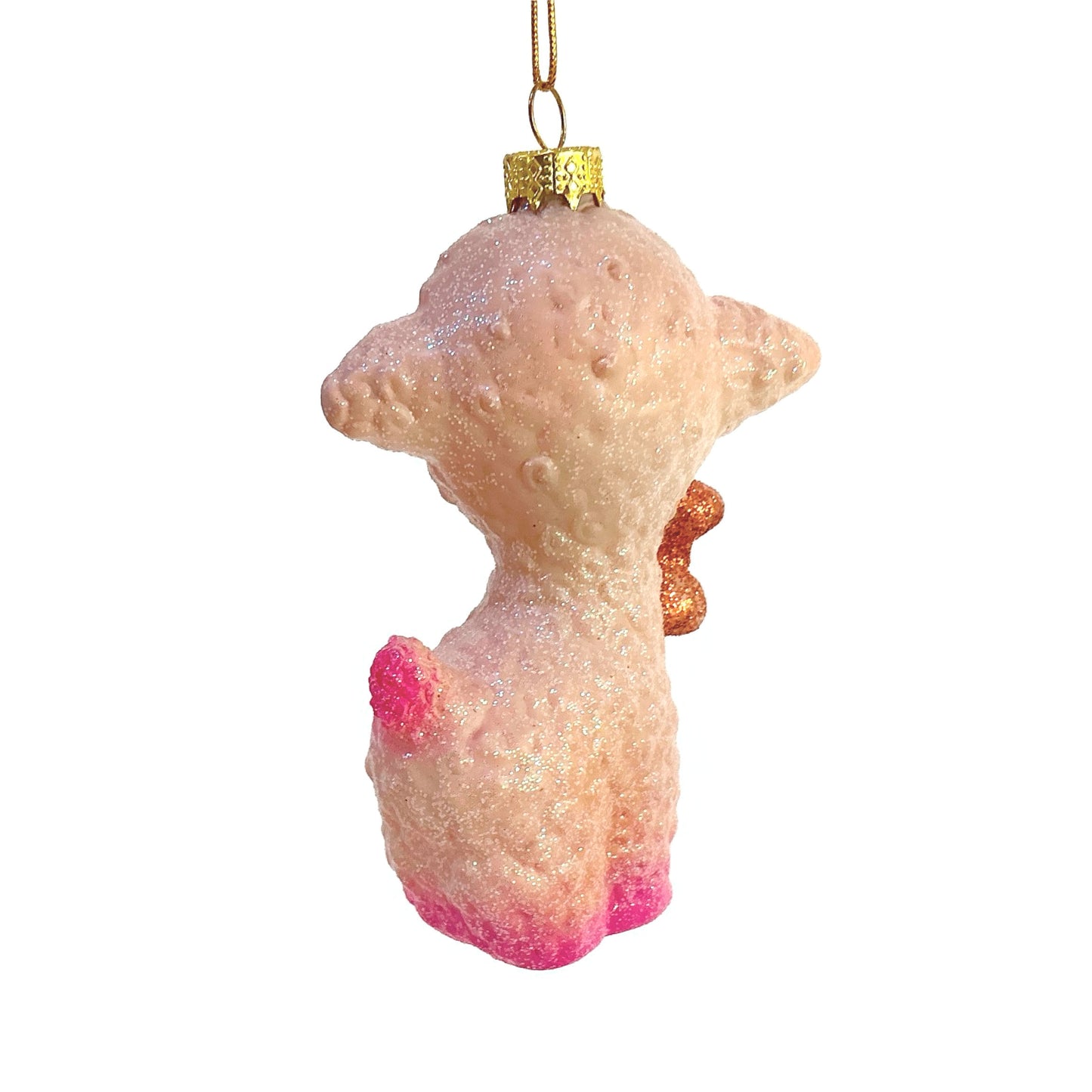 Little Lamb Glass Ornament by Cody Foster