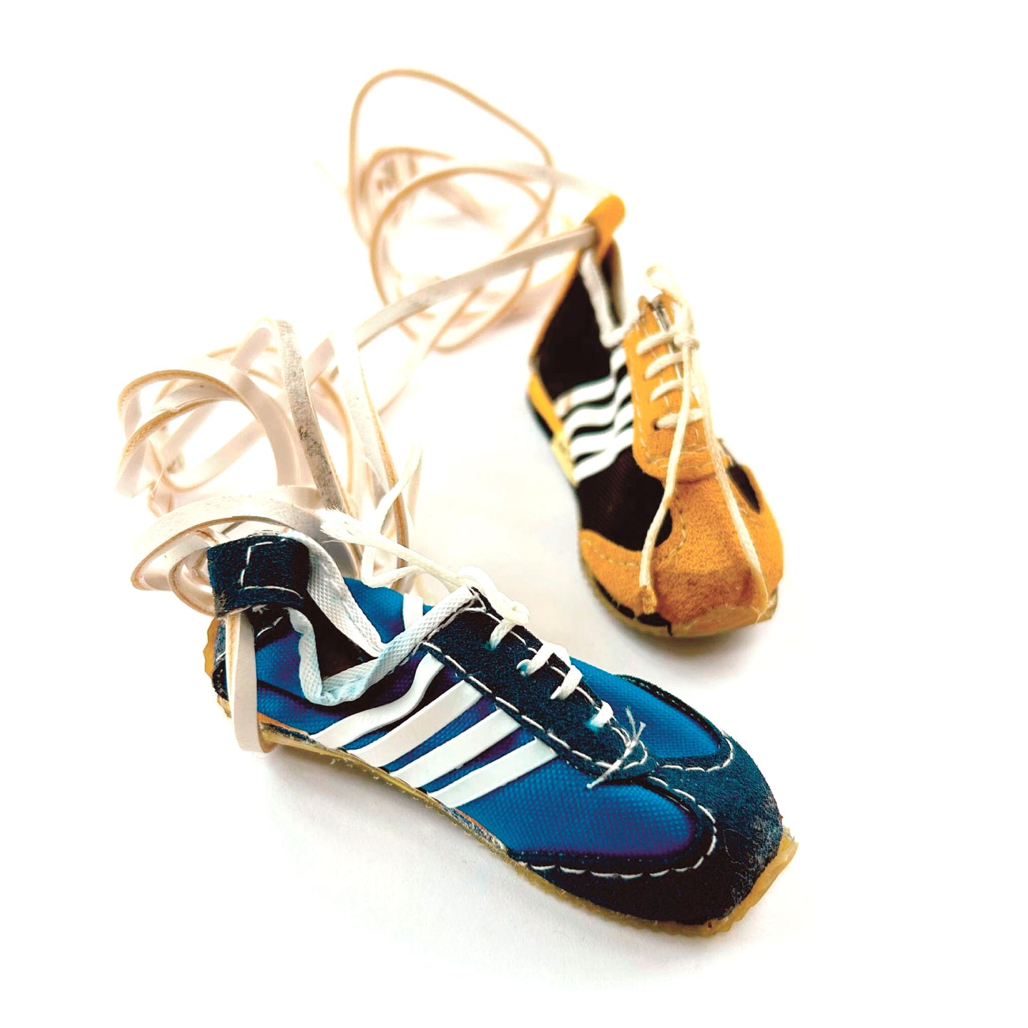 Vintage ’80s Leather Sneaker Necklace