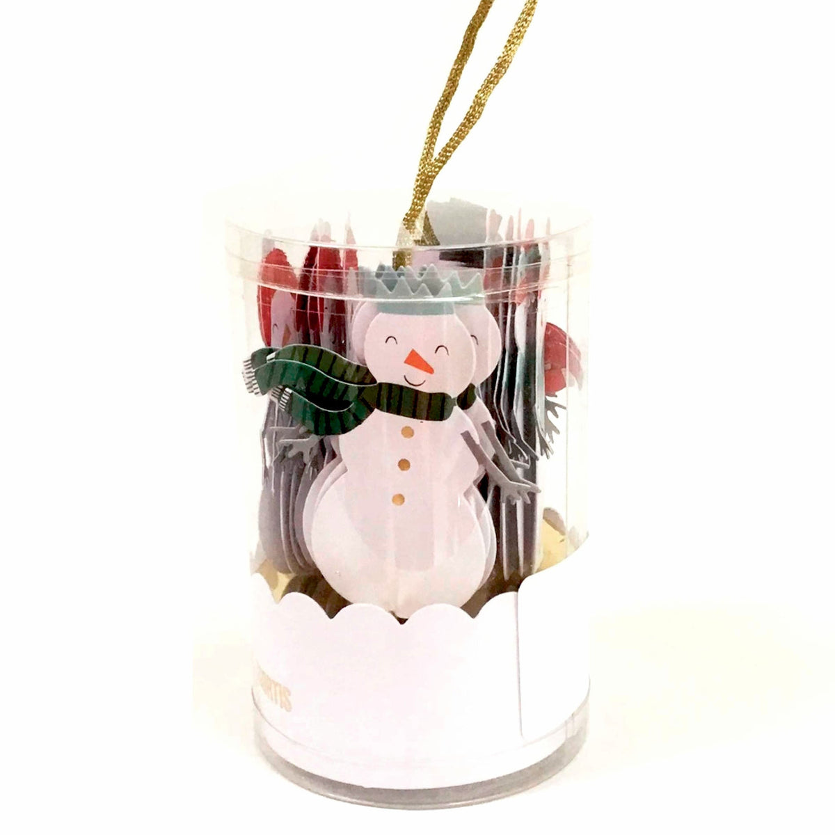 Holiday Snowman Cupcake Toppers & Party Picks