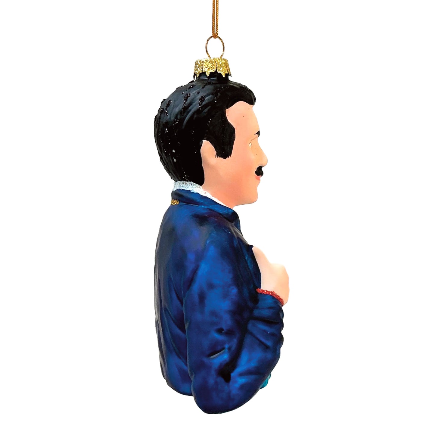 Ted Lasso Glass Ornament