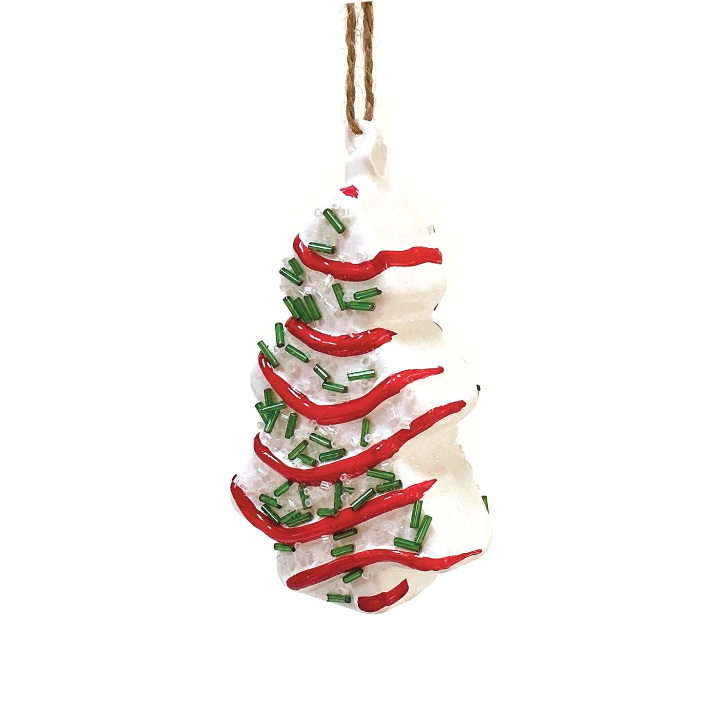 Christmas Tree Cake Glass Ornament from Cody Foster