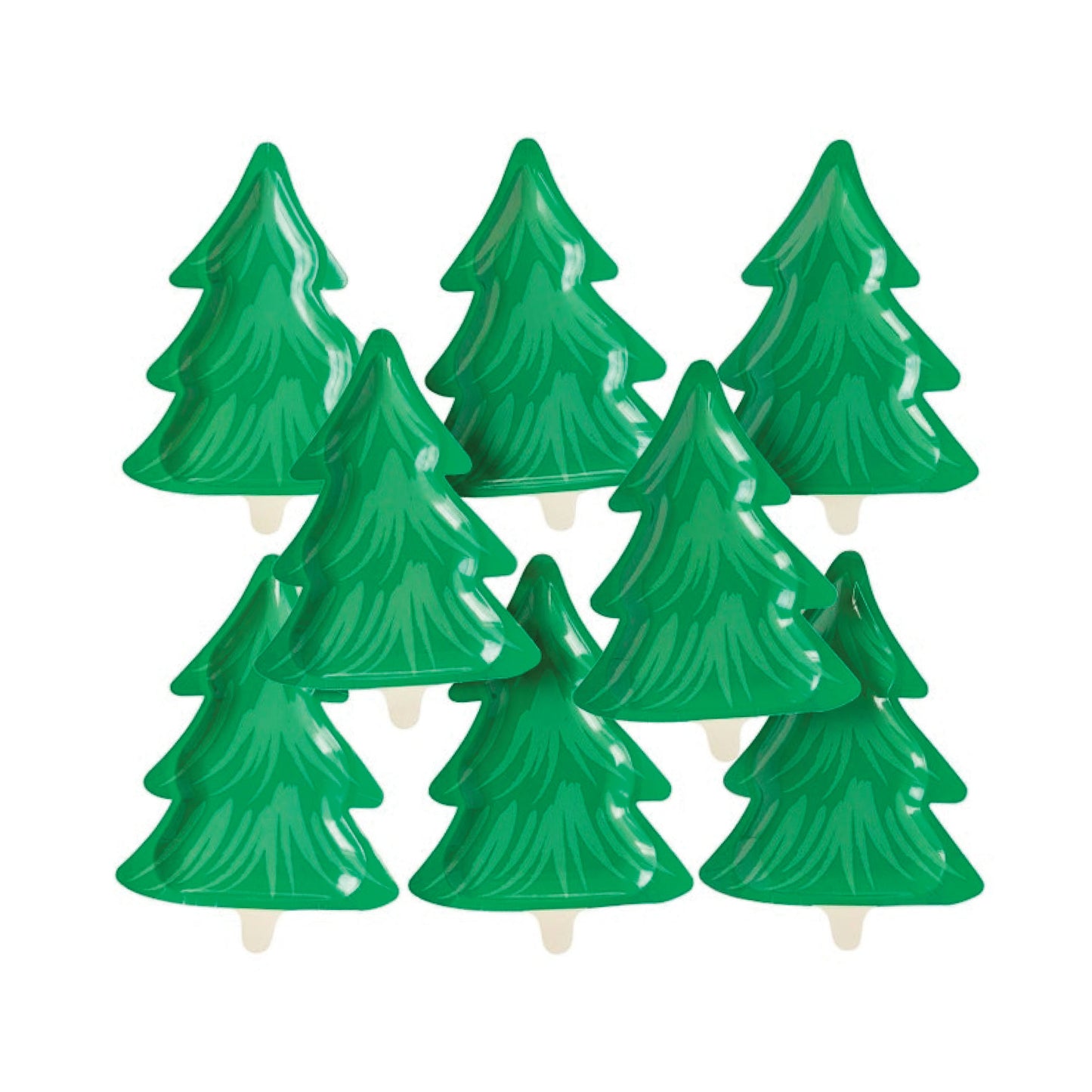 Tree-Shaped Paper Plates