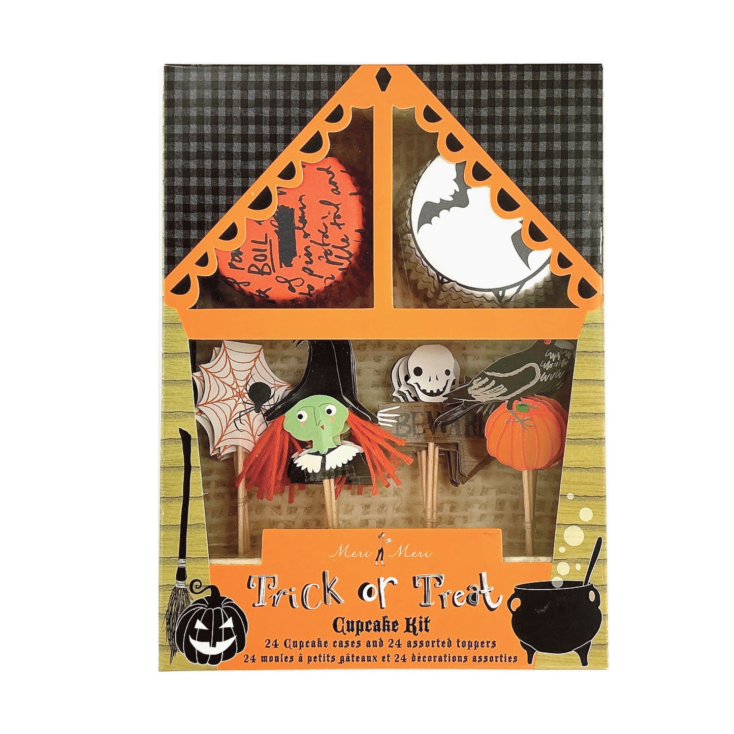 Meri Meri Trick or Treat Cupcake Kit Vintage