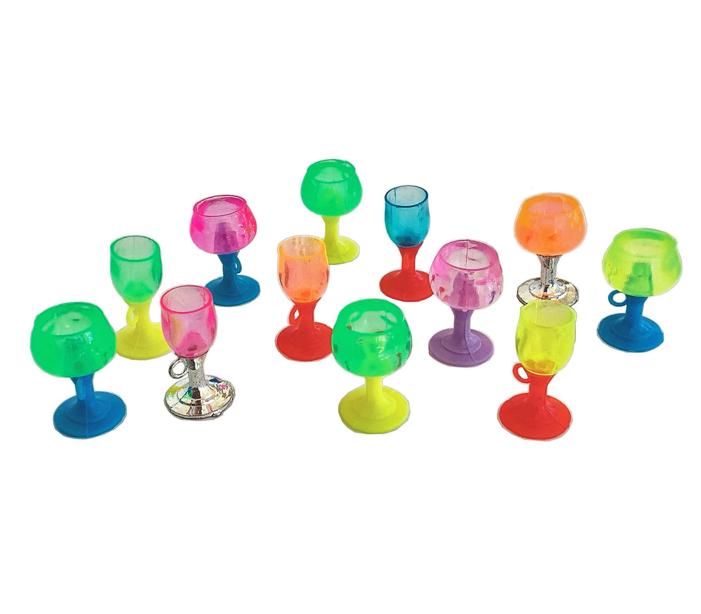 Miniature Wine Glasses Charms
