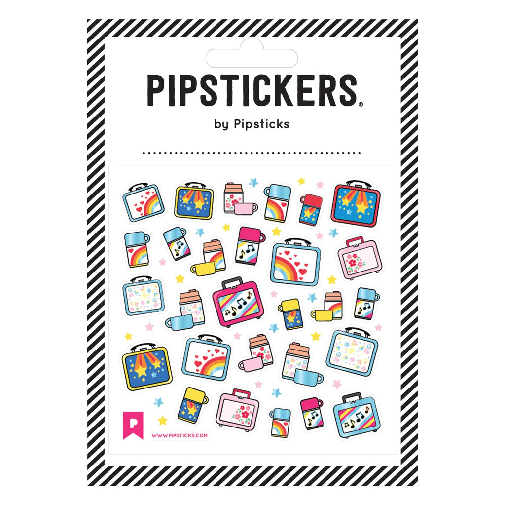 Pipsticks lunch box stickers