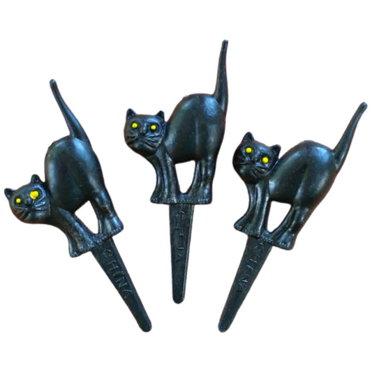Black Cat Cake Toppers (12)