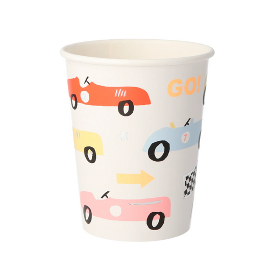 Race Car Paper Cups