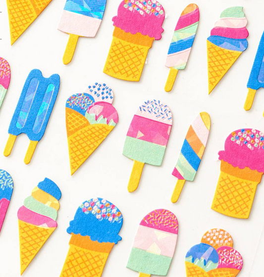 ice cream stickers