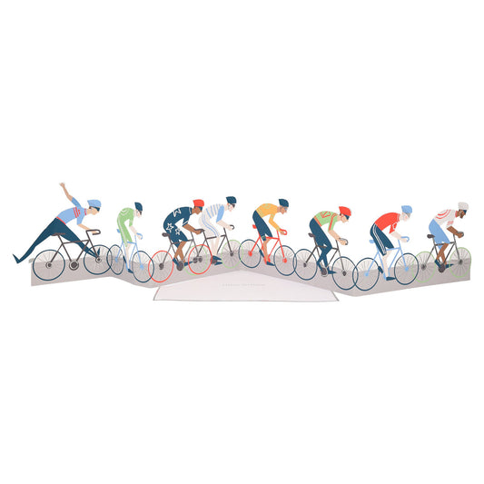 Cycling Fold-Out Birthday Card