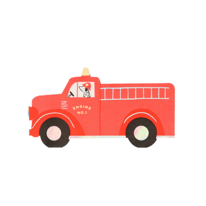 Fire Truck Paper Napkins