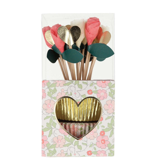 Hearts and Rosebuds Cupcake Kit