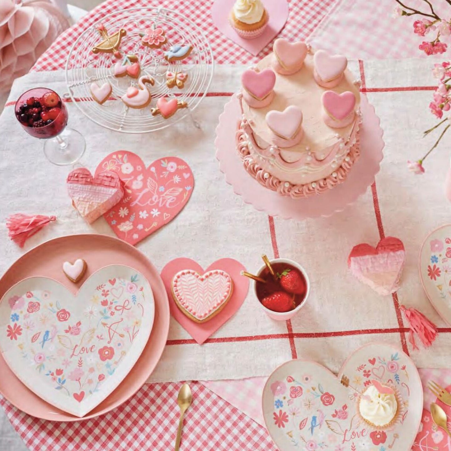 Valentine Heart Napkins