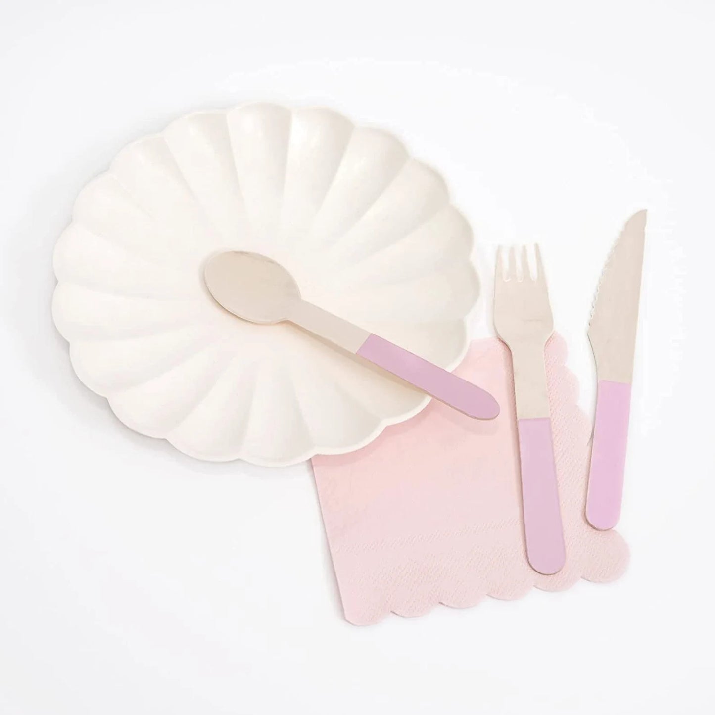 lavender pink spoons