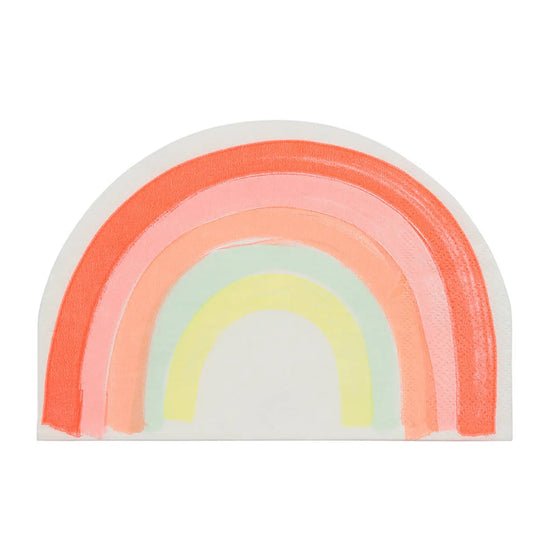 Neon Rainbow Napkins