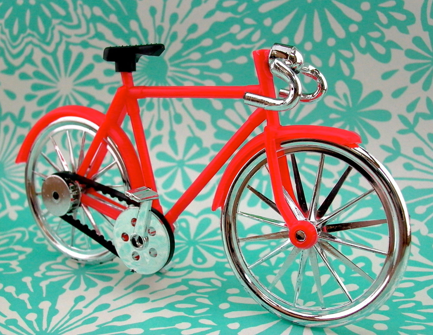 Red Bicycle Cake Topper