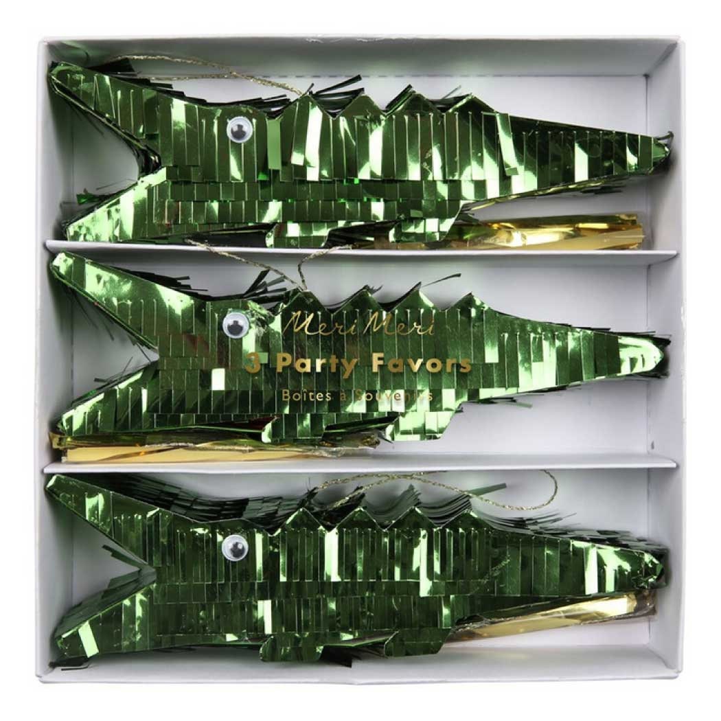 Crocodile Mini Pinata (pack of 3)