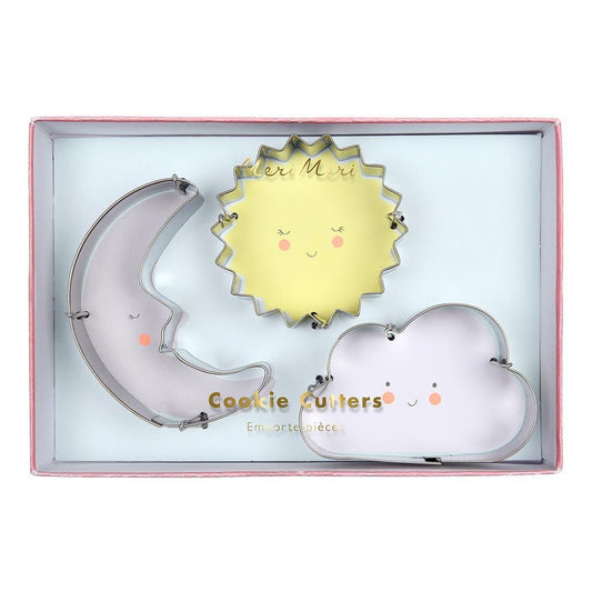 Sun Moon Cloud Cookie Cutters