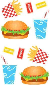 Mrs. Grossman’s Burger & Fries Stickers