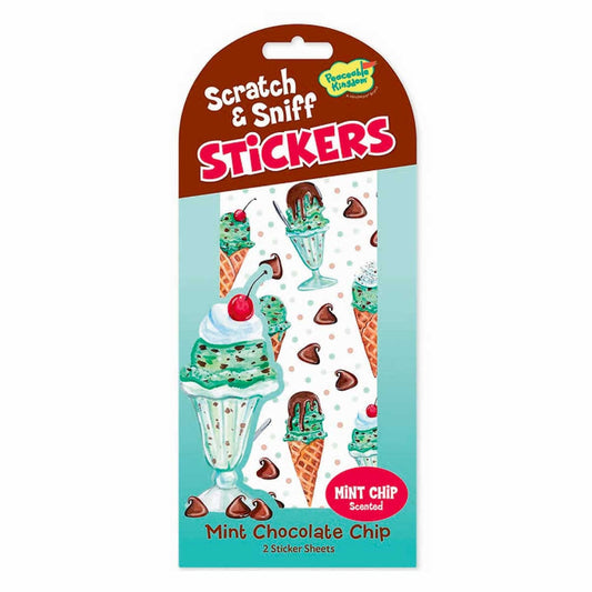 Mint Chocolate Chip Scratch and Sniff Stickers
