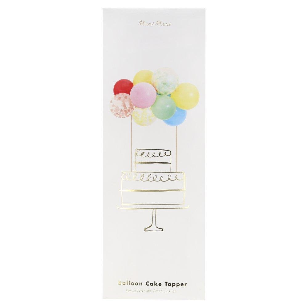 Rainbow Balloon Cake Topper Pkg