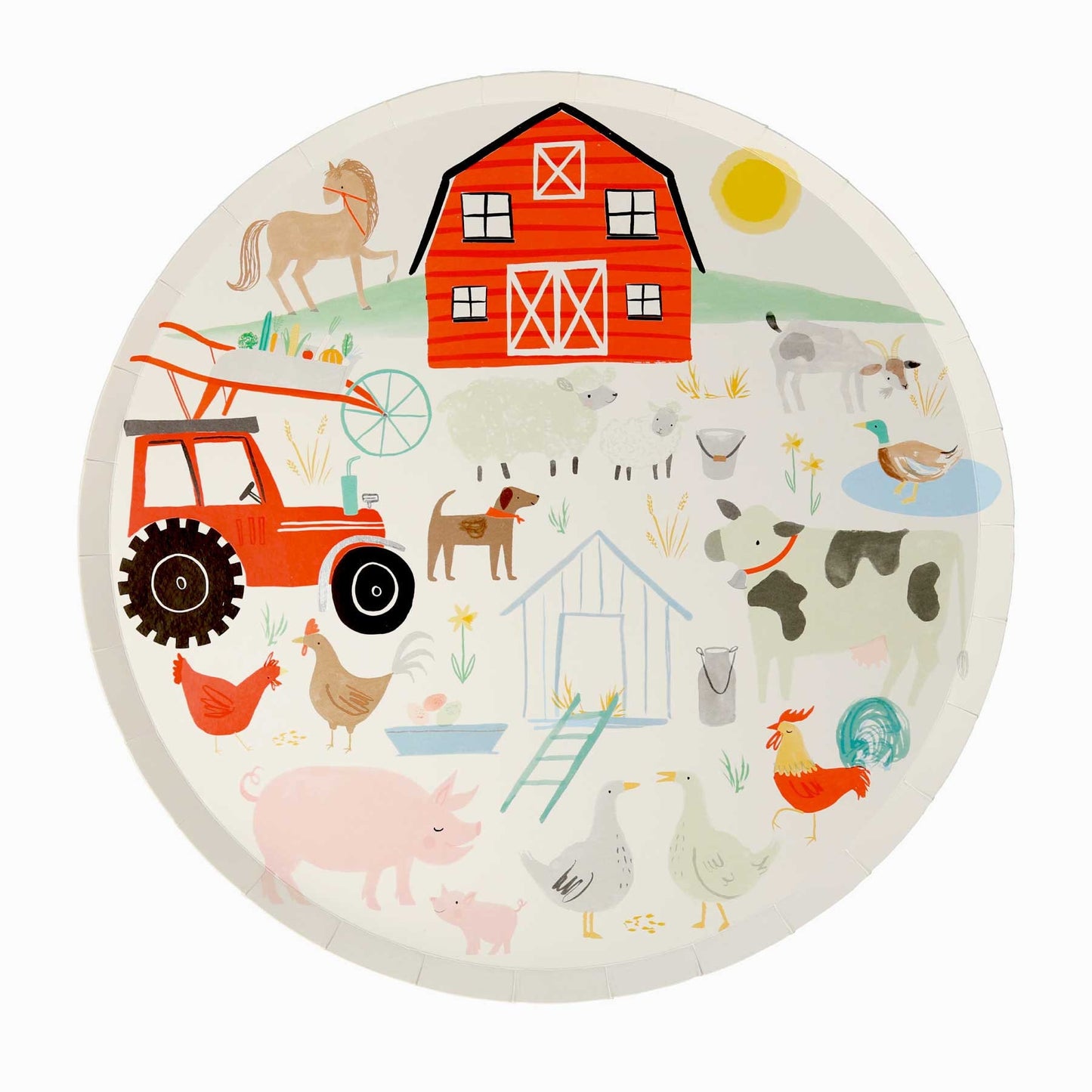 On the Farm Rooster Paper Cups