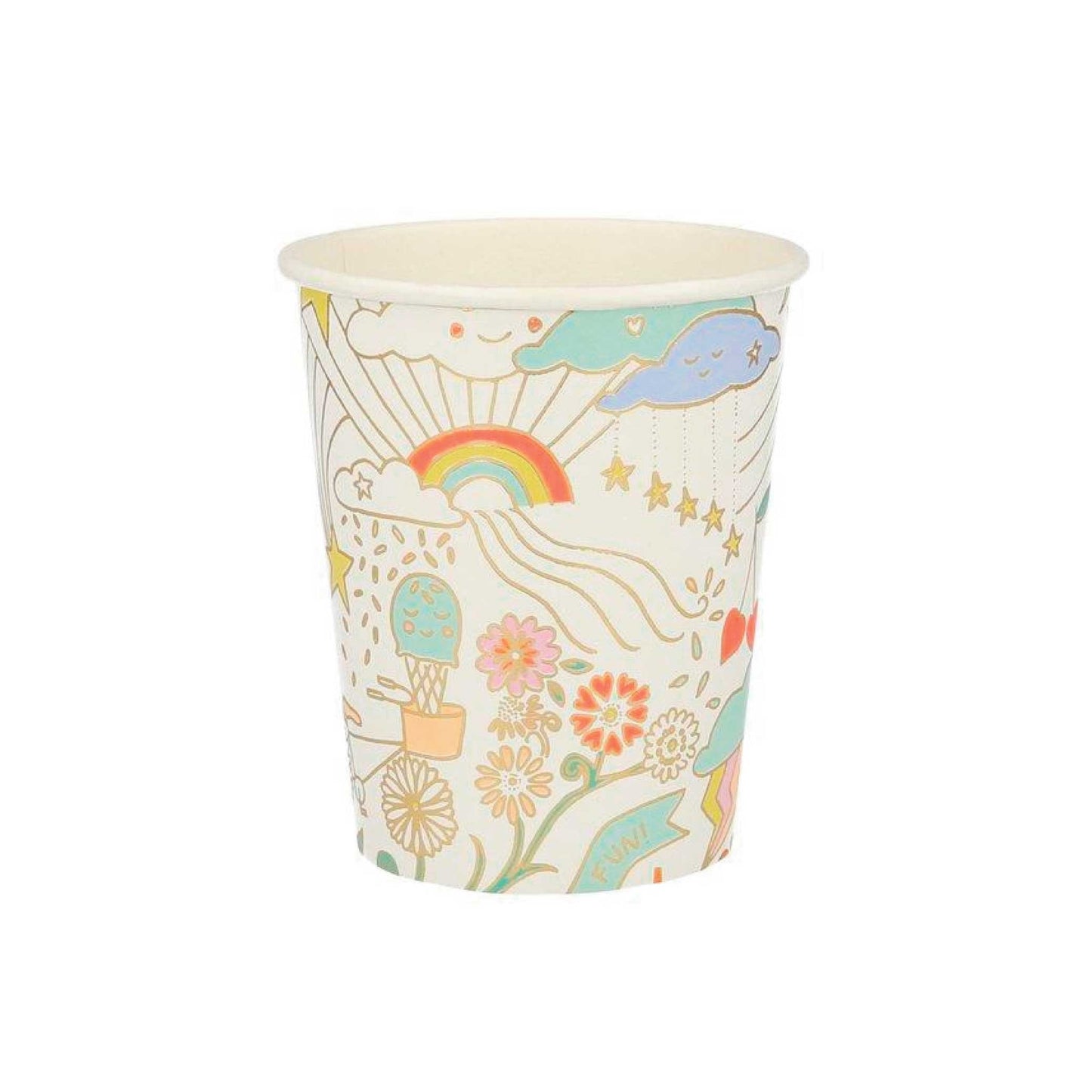 Valentine Doodle Paper Cups