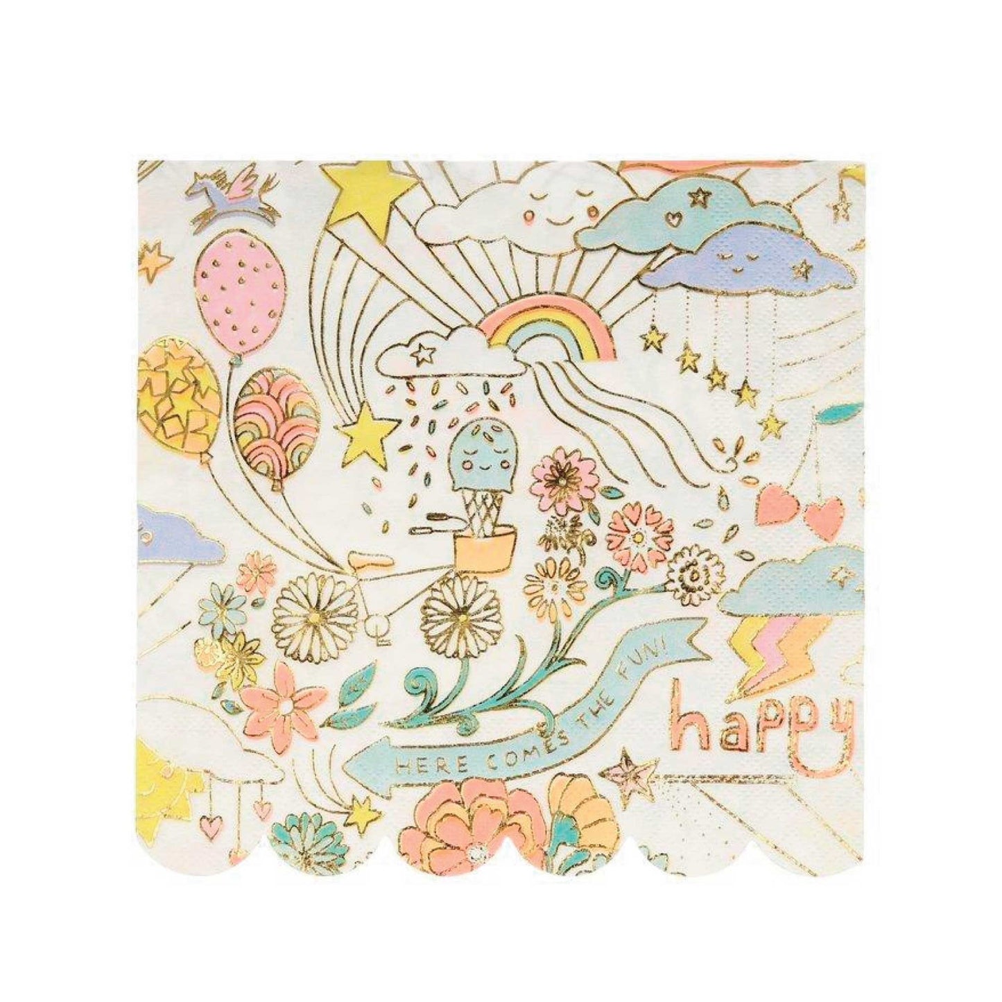 Happy Doodle Napkins