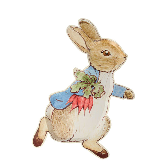 Peter Rabbit shaped party plate