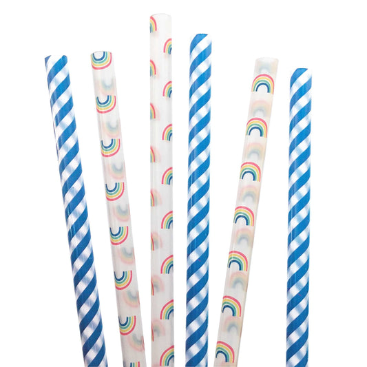 Rainbow Reusable Straws