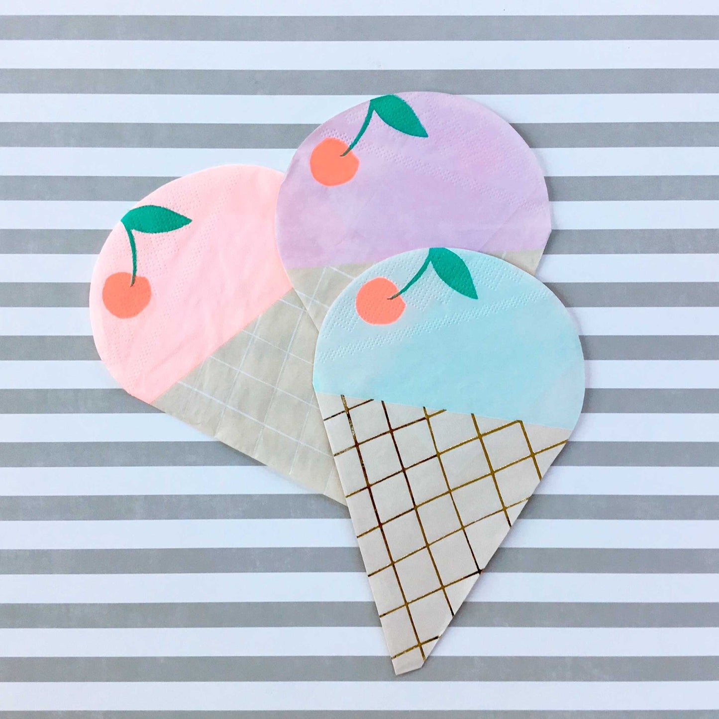 Ice Cream Cone Napkin