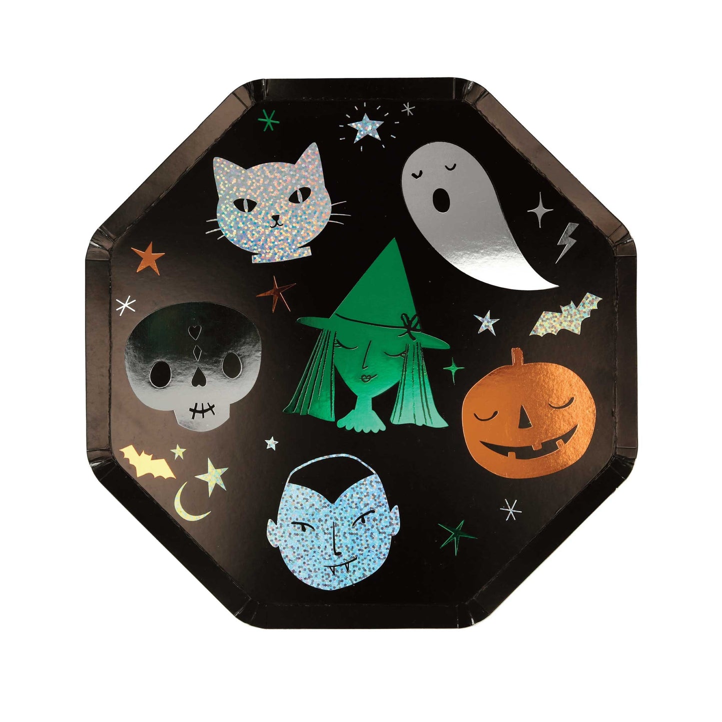 Meri Meri Large Halloween Motif Paper Plates