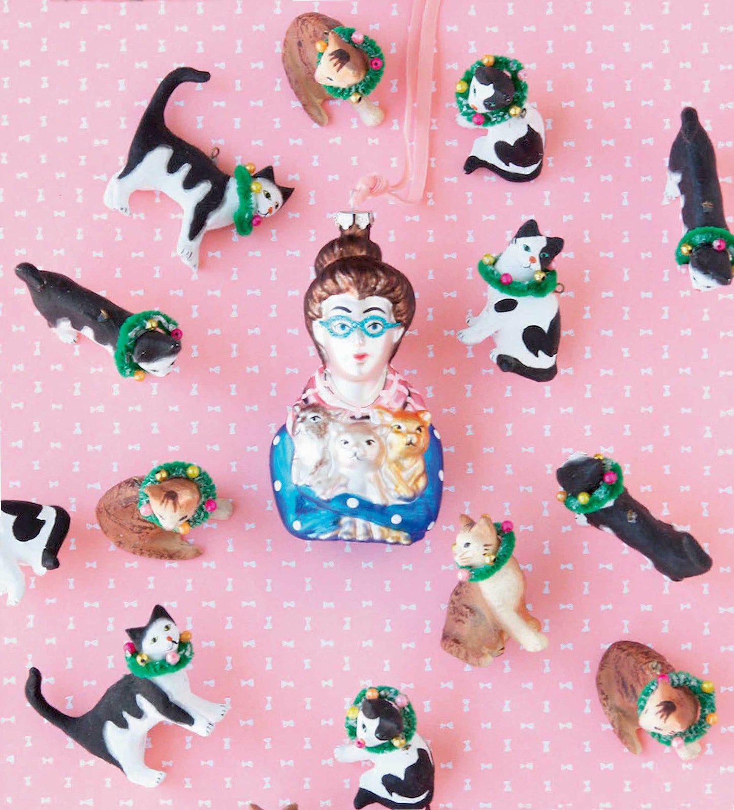 Crazy Cat Lady Christmas Decoration