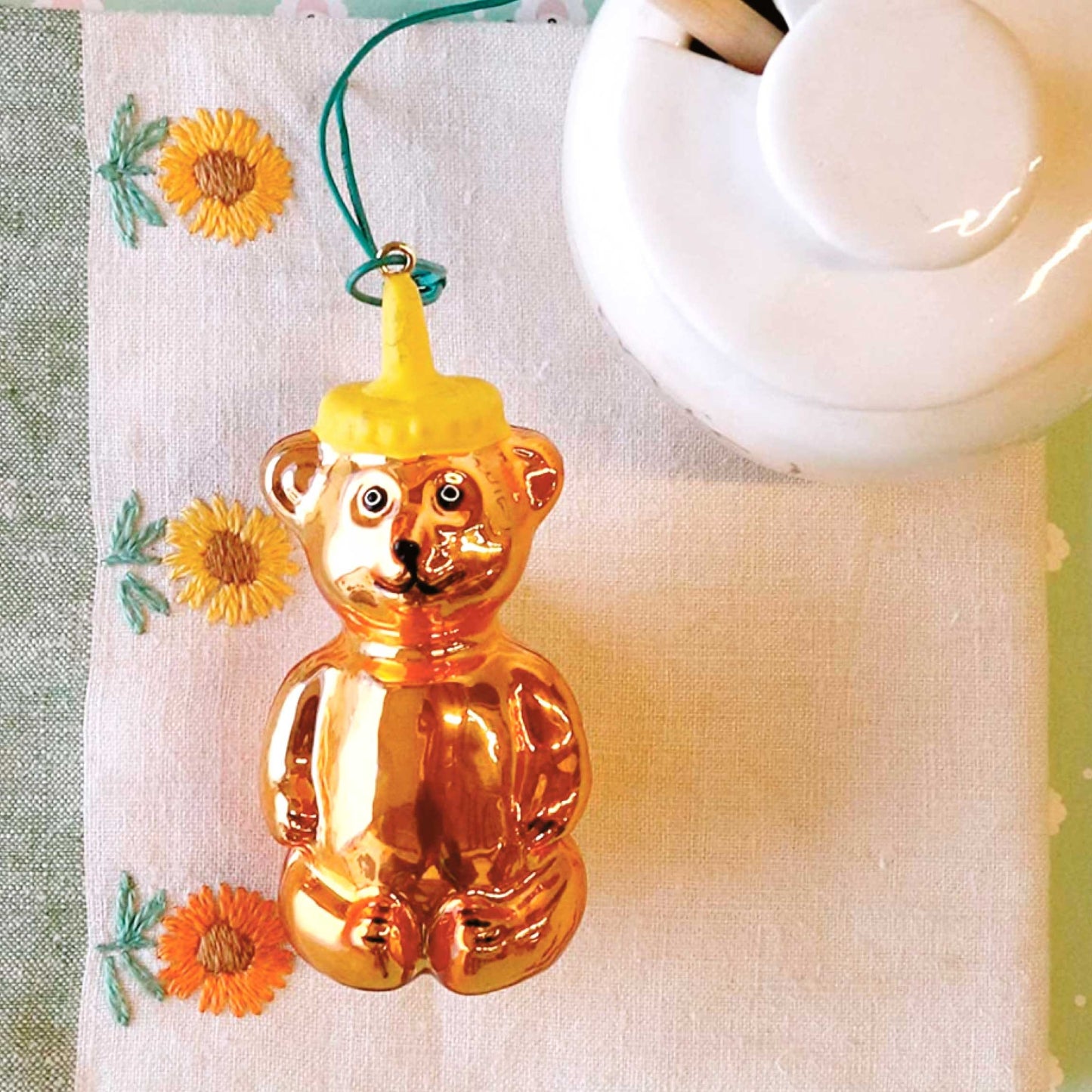 Honey Bear Christmas Ornament