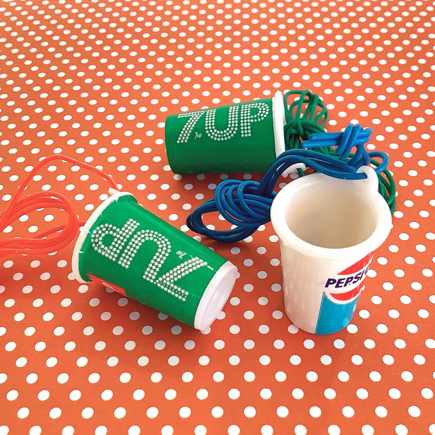 Vintage Soda Cup Charms (4)