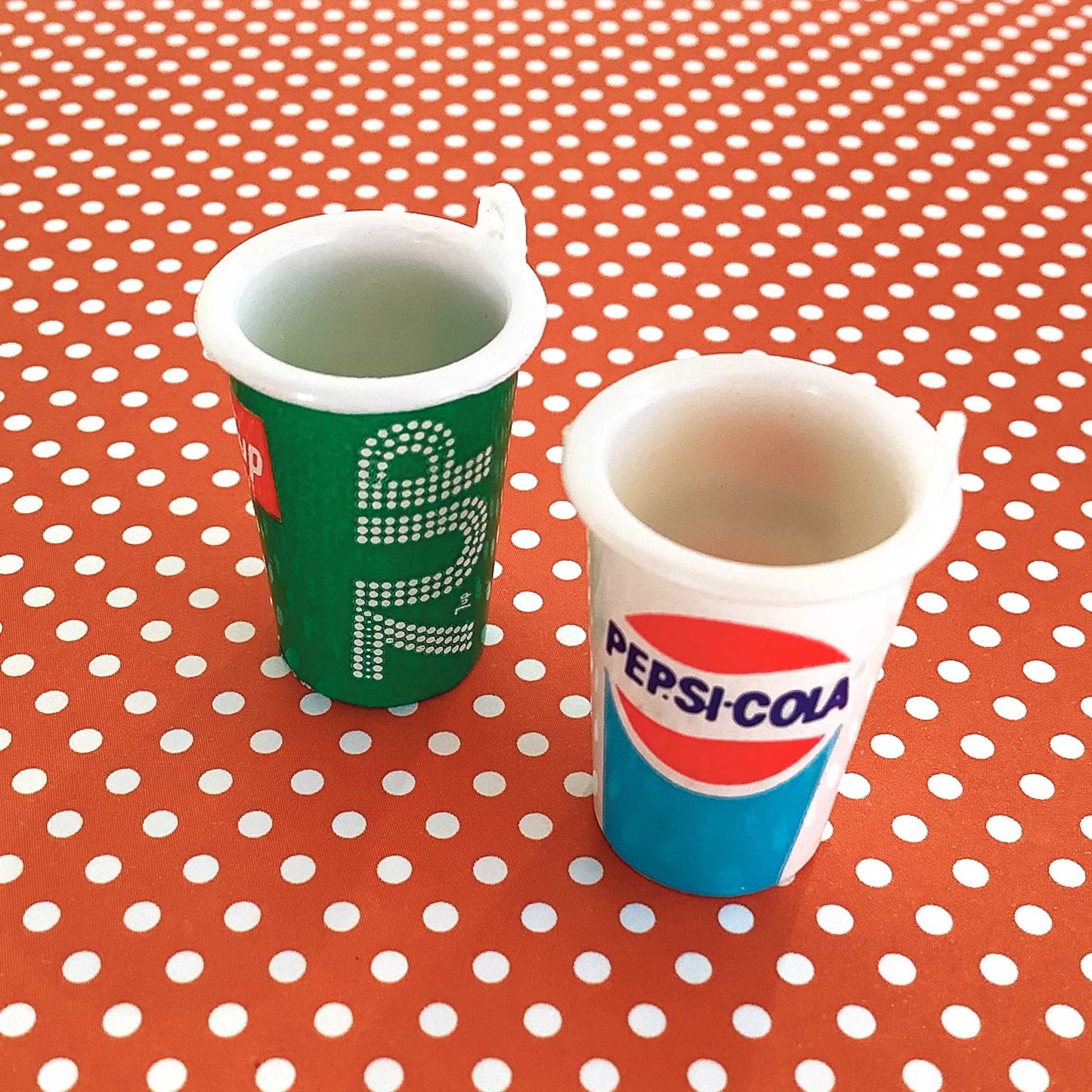 Vintage Soda Cup Charms (4)