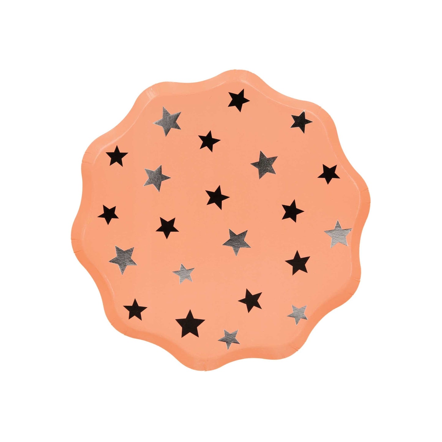 Pastel Halloween Star Pattern Plates